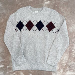 GAP ARGYLE SWEATER